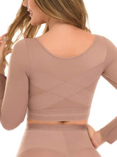 Shaper Tops for Women Arm Compression Post Surgery Front Closure Bra Tank Top Shapewear